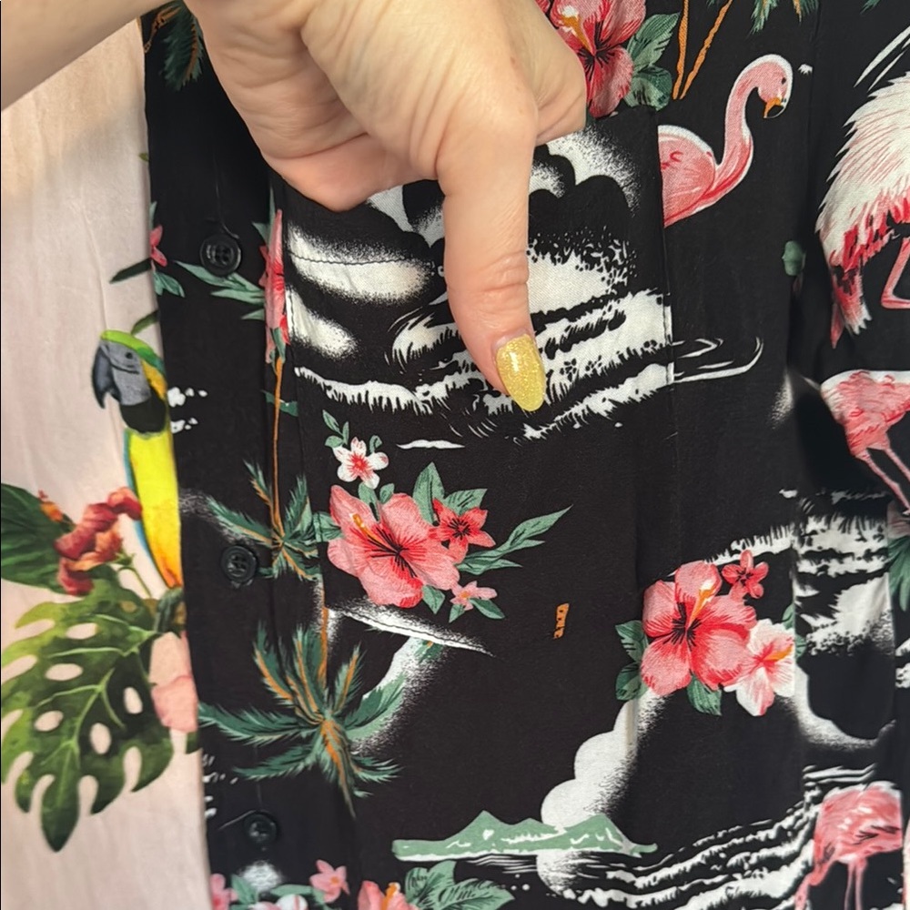 Vintage Smoke Rise NY Men's Hawaiian Shirt Sz M - Picture 4 of 10